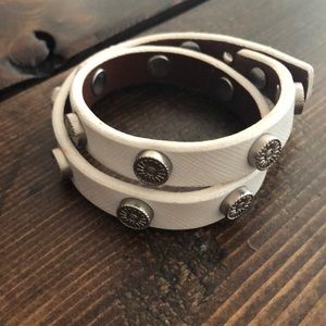 Tory Burch leather wrap bracelet